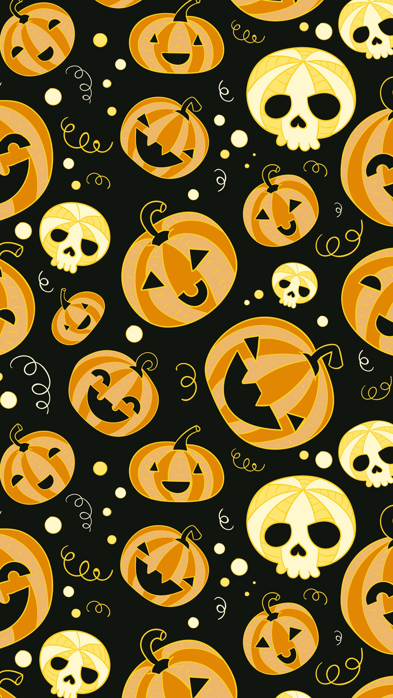 Halloween-Funny-Pumpkins-iPhone-Wallpaper - iPhone Wallpapers