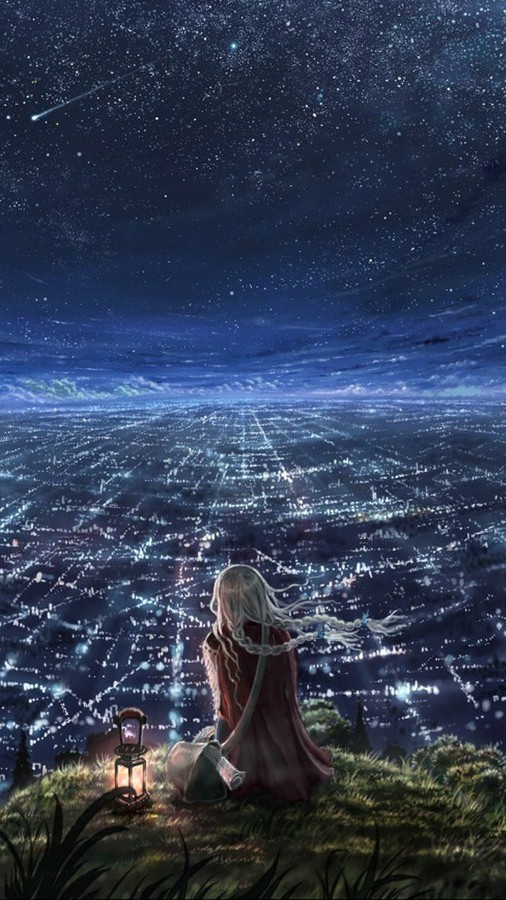 Anime-Girl-City-View-iPhone-wallpaper - IPhone Wallpapers : iPhone  Wallpapers