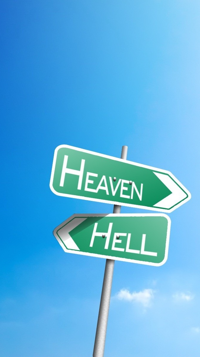 Heaven or Hell iPhone Wallpaper iphoneswallpapers com