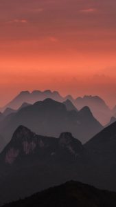 Sunrise in Guilin China Landscape Nature iPhone Wallpaper iphoneswallpapers com