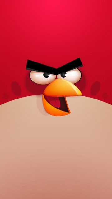 Angry Birds Red iPhone Wallpaper iphoneswallpapers com