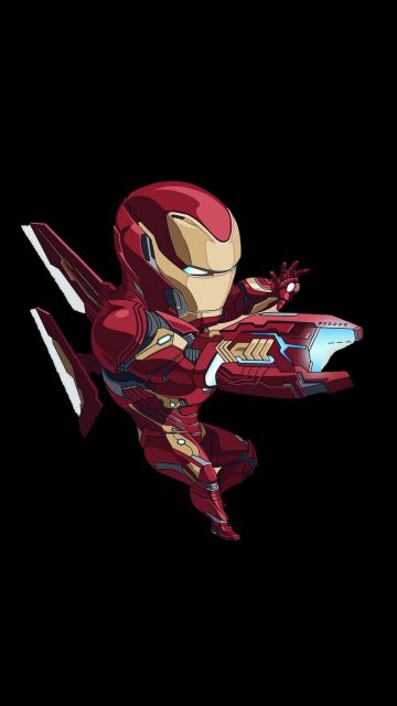 Iron Man Infinity War Minimal iPhone Wallpaper iphoneswallpapers com