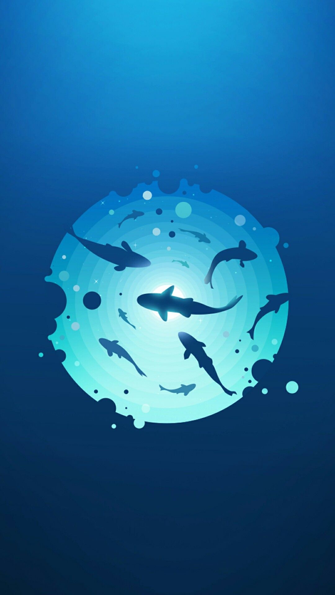 Ocean Sharks Minimal IPhone Wallpaper - IPhone Wallpapers : iPhone  Wallpapers