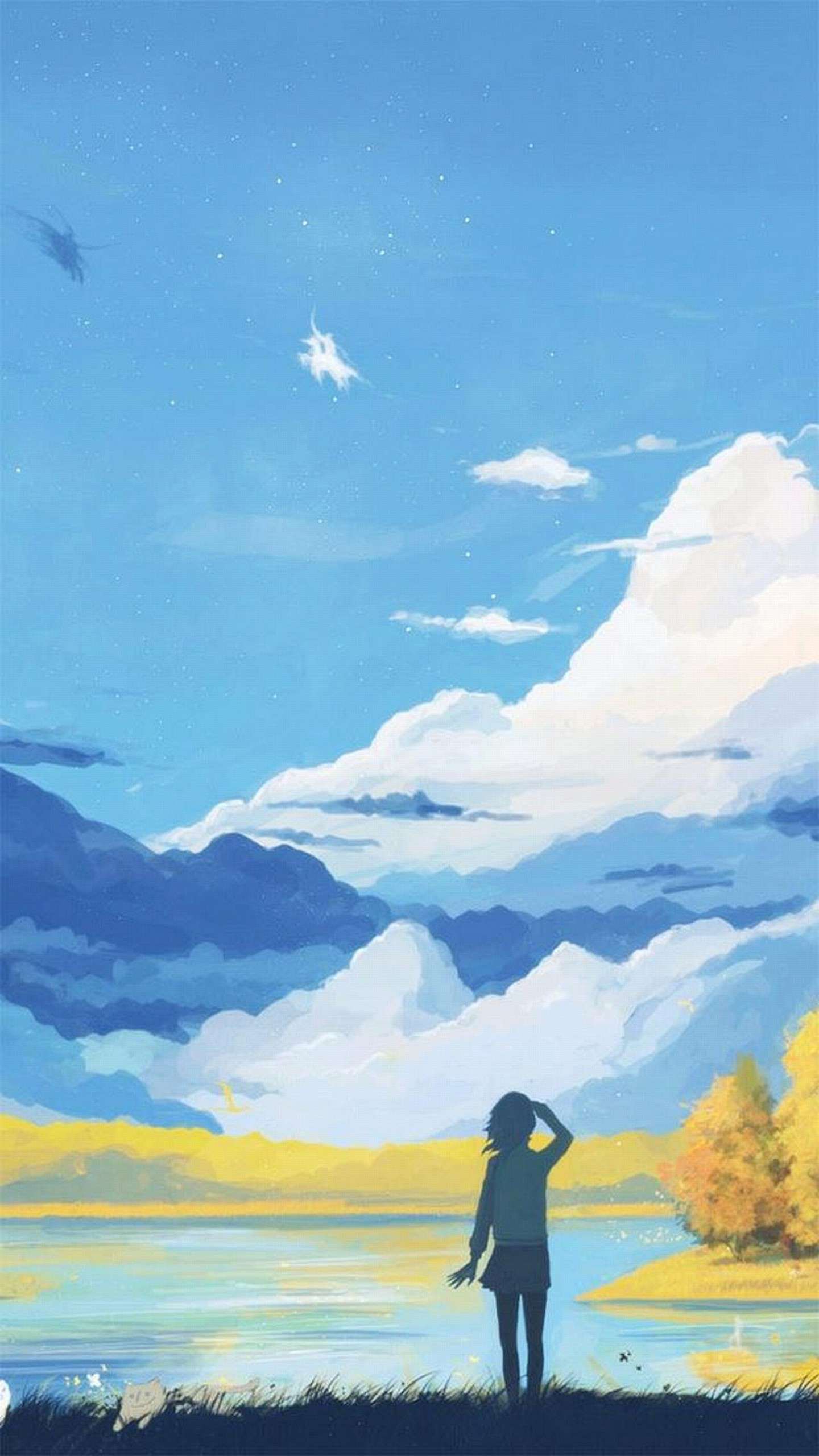 Anime Wonderland iPhone Wallpaper