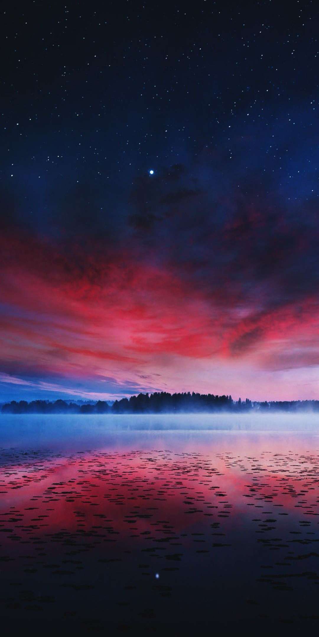 Beautiful Weather Sunset River iPhone Wallpaper