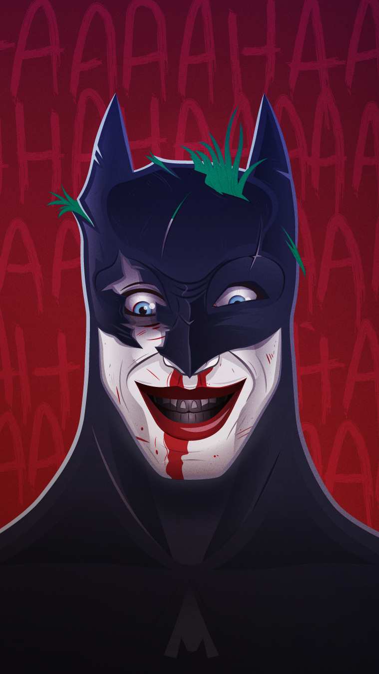 Joker In Batman Mask IPhone Wallpaper - IPhone Wallpapers : iPhone  Wallpapers