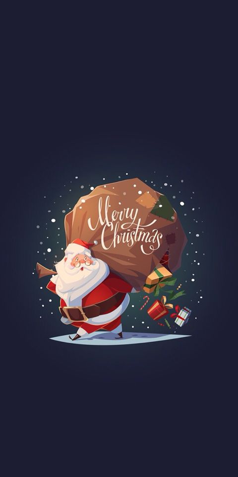 Santa Merry Christmas IPhone Wallpaper - IPhone Wallpapers : iPhone  Wallpapers