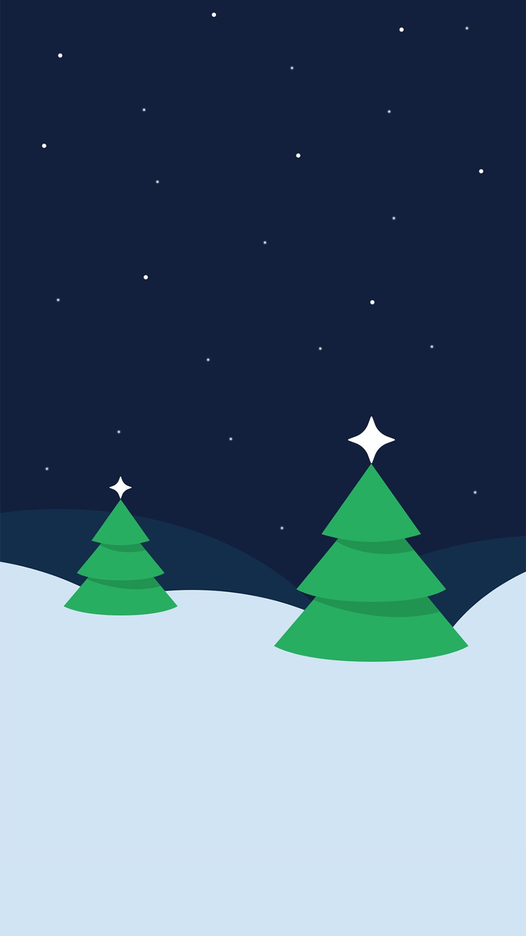 Christmas Snow Minimal IPhone Wallpaper - IPhone Wallpapers : iPhone  Wallpapers