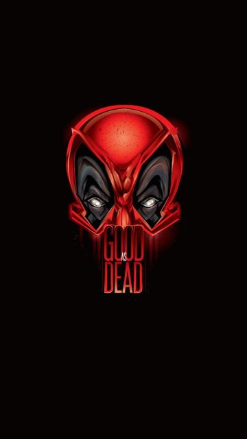 Deadpool Good as Dead iPhone Wallpaper