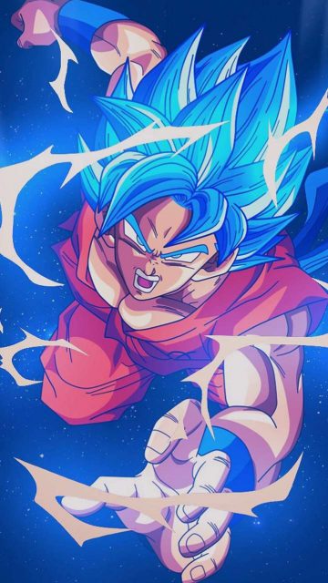 Dragon Ball Goku Super Saiyan iPhone Wallpaper