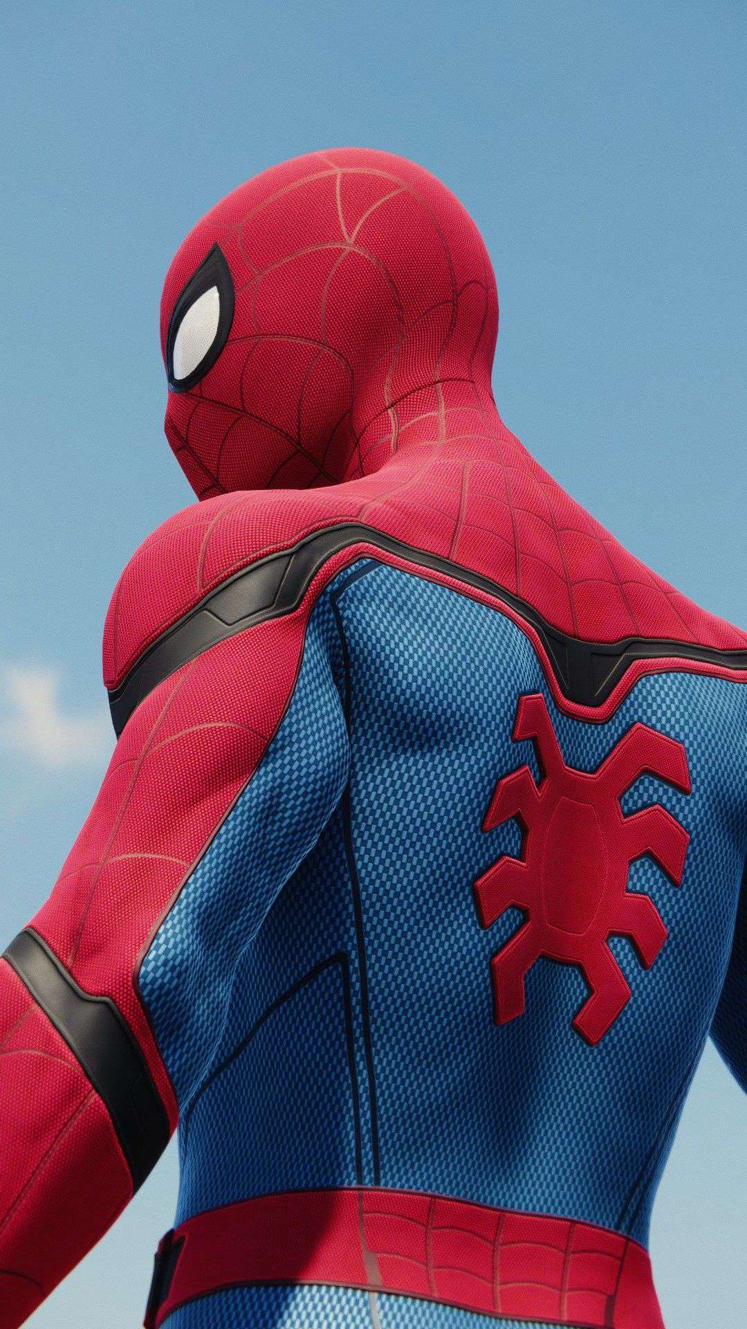 Spiderman Muscles iPhone Wallpaper