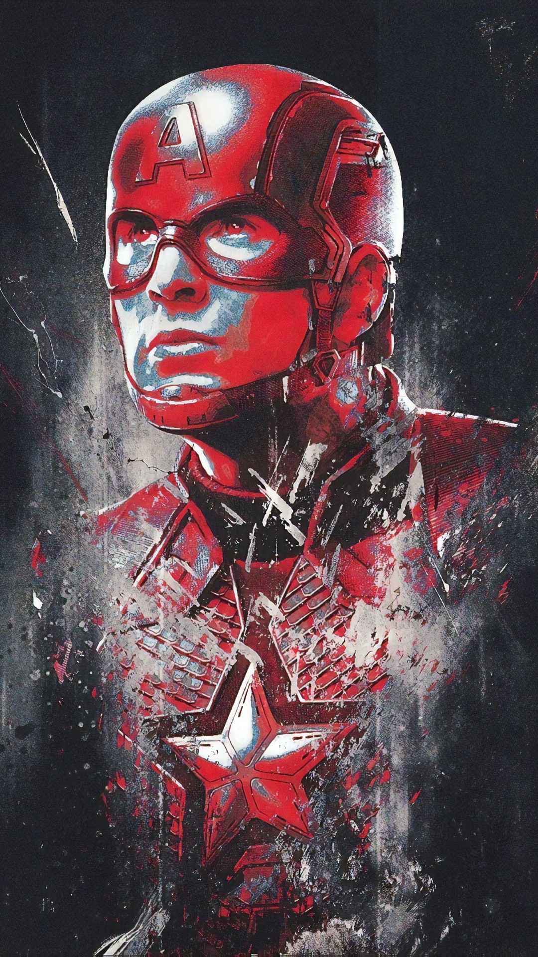 Avengers Endgame Captain America Red Art IPhone Wallpaper - IPhone  Wallpapers : iPhone Wallpapers
