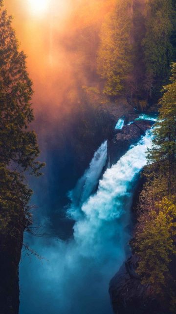 Nature Waterfall iPhone Wallpaper