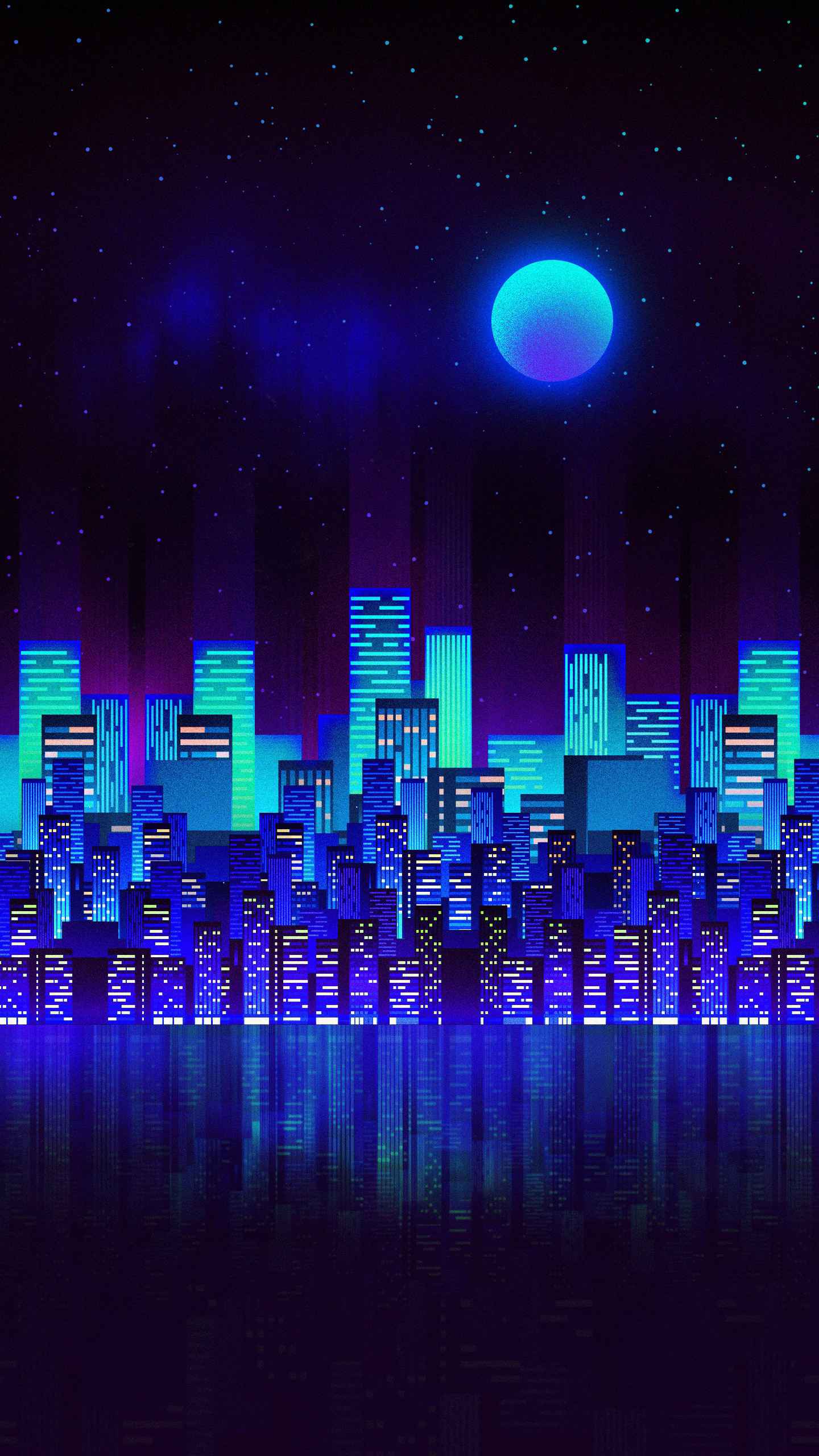 Night Life Amoled iPhone Wallpaper » iPhone Wallpapers