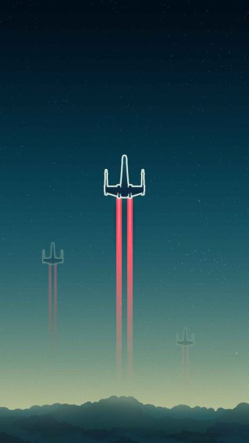 Space Fighters iPhone Wallpaper