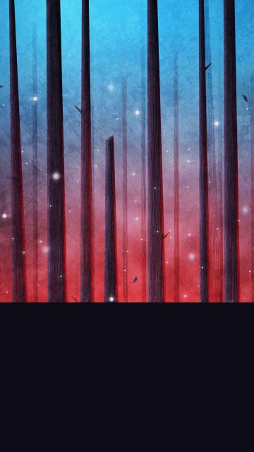Stranger Forest iPhone Wallpaper
