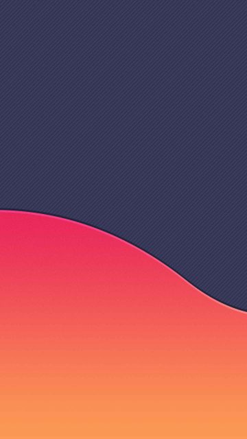 Sunset Wave iPhone Wallpaper