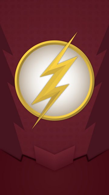 The Flash Logo iPhone Wallpaper