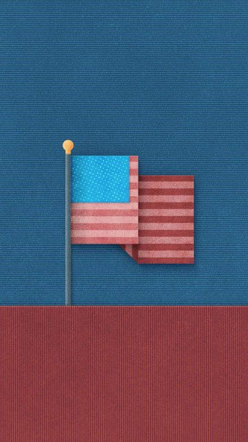 USA Flag iPhone Wallpaper