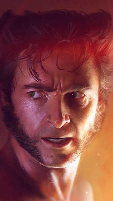 Wolverine Face iPhone Wallpaper