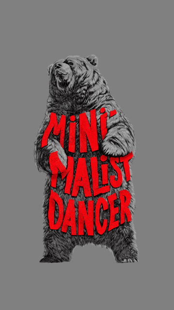 Dancing Bear iPhone Wallpaper