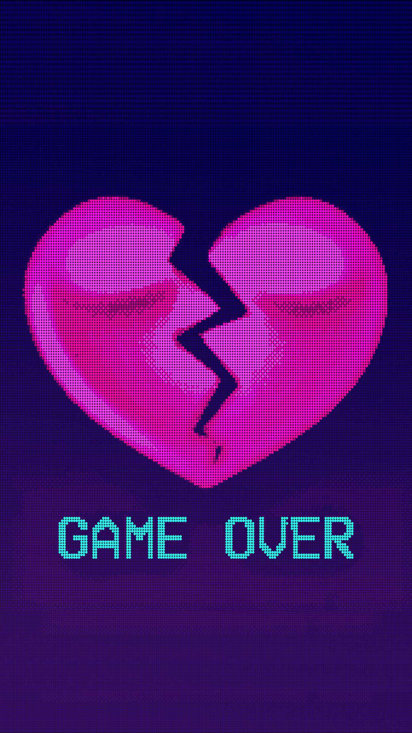 game over love wallpaper