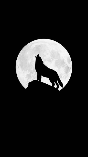 Howling Wolf iPhone Wallpaper