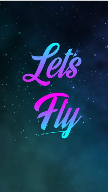 Lets fly iPhone Wallpaper