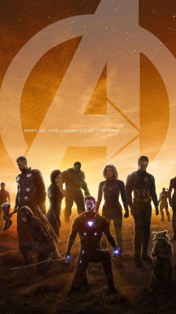 Avengers Endgame Heroes iPhone Wallpaper