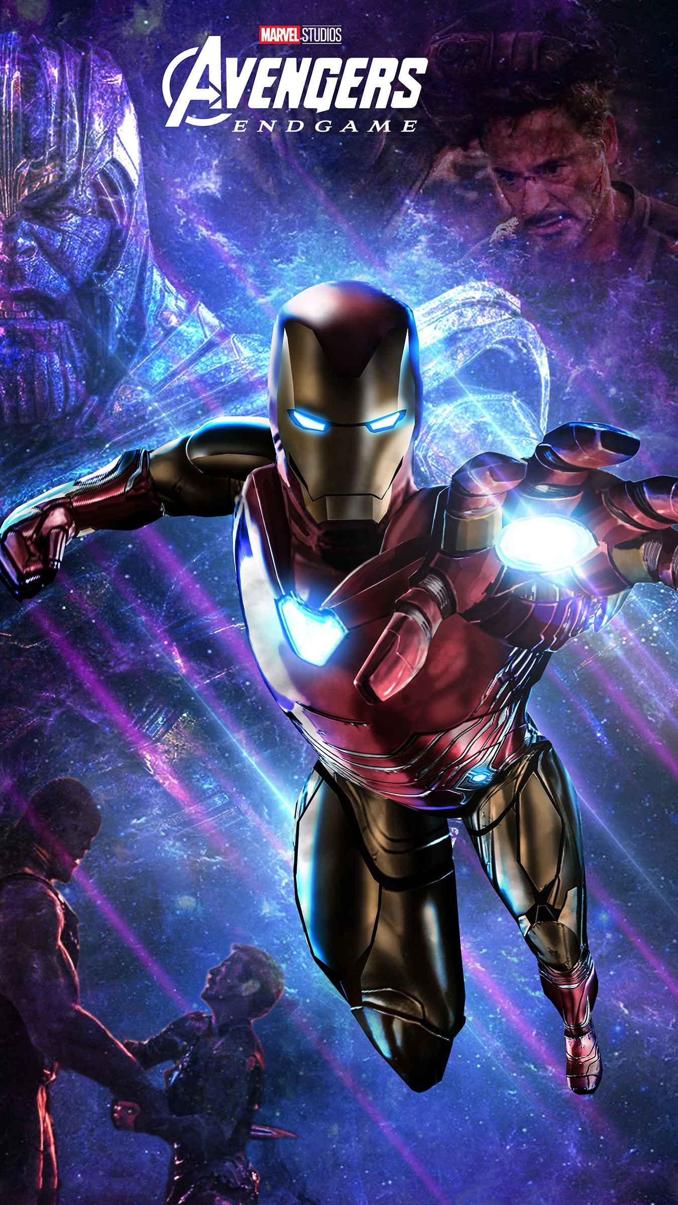 Avengers Endgame Iron Man Vs Thanos IPhone Wallpaper - IPhone Wallpapers :  iPhone Wallpapers