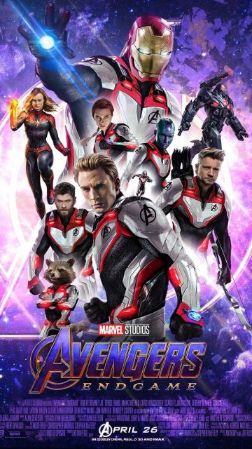 Avengers Endgame Quantum Suit Poster iPhone Wallpaper