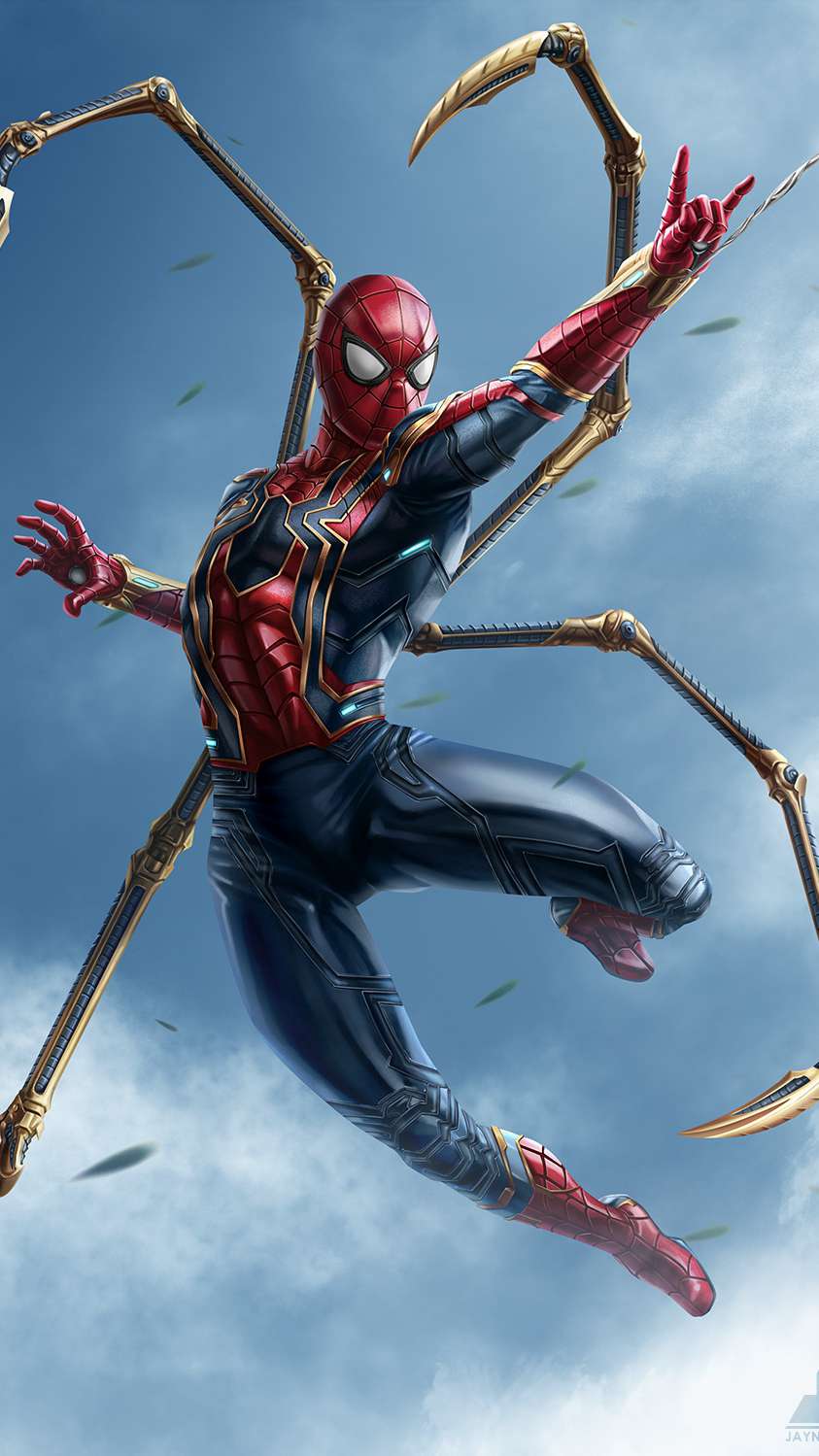 Avengers Endgame Spiderman Action IPhone Wallpaper - IPhone Wallpapers :  iPhone Wallpapers