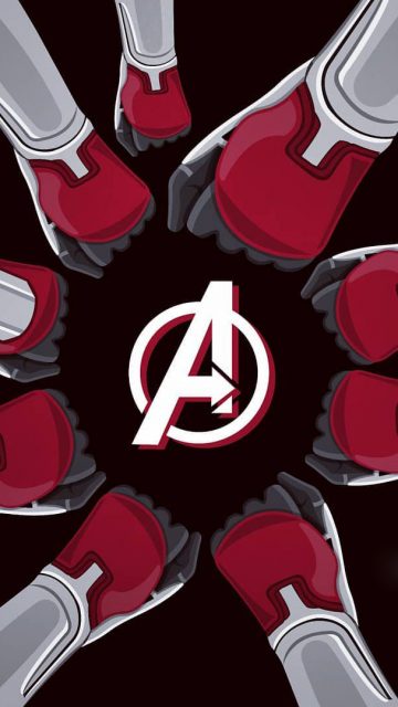 Avengers Endgame Team iPhone Wallpaper
