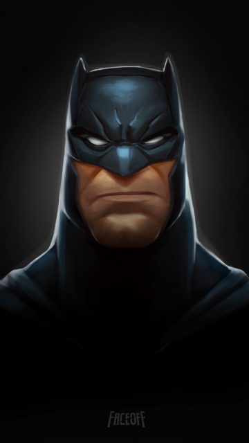 Batman Face iPhone Wallpaper