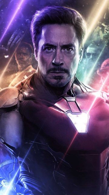 Endgame Iron Man Closeup iPhone Wallpaper