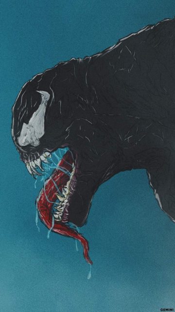 Evil Venom iPhone Wallpaper