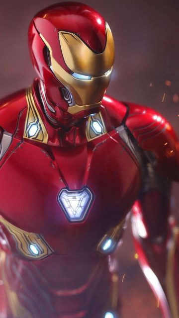 Iron Man Armor Red iPhone Wallpaper