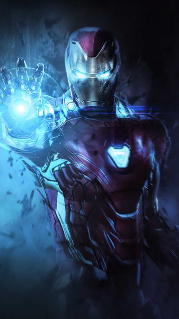 Iron Man Mark 85 Armor Avengers Endgame iPhone Wallpaper