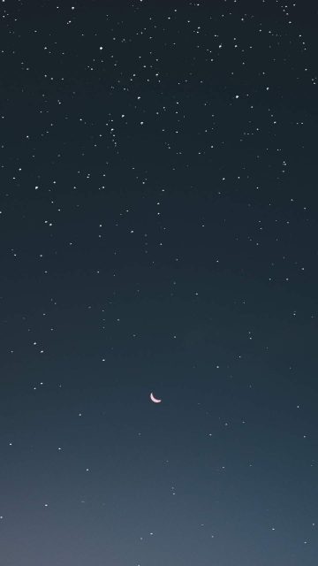 Moon and Stars iPhone Wallpaper