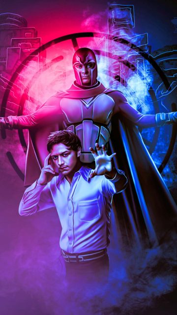 Professor X and Magneto iPhone Wallpaper
