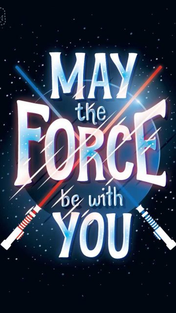 Star Wars May The Force Be With You iPhone Wallpaper