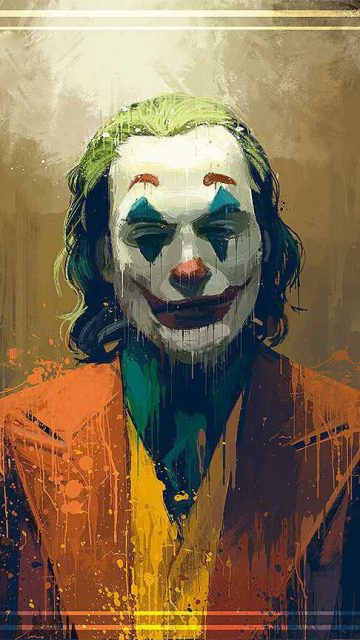 The Crazy Joker iPhone Wallpaper