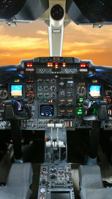 Aircraft Cockpit iPhone Wallpaper