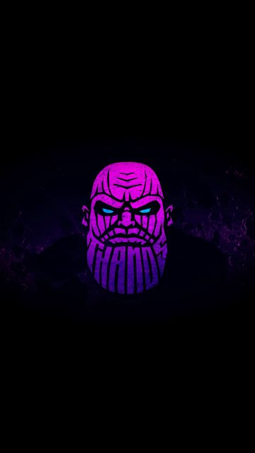 Amoled Thanos iPhone Wallpaper
