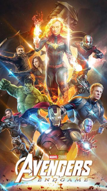 Avengers Endgame Poster iPhone Wallpaper