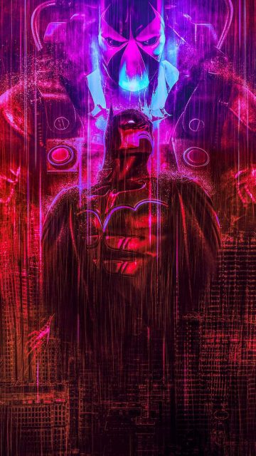 Batman and Deathstroke iPhone Wallpaper