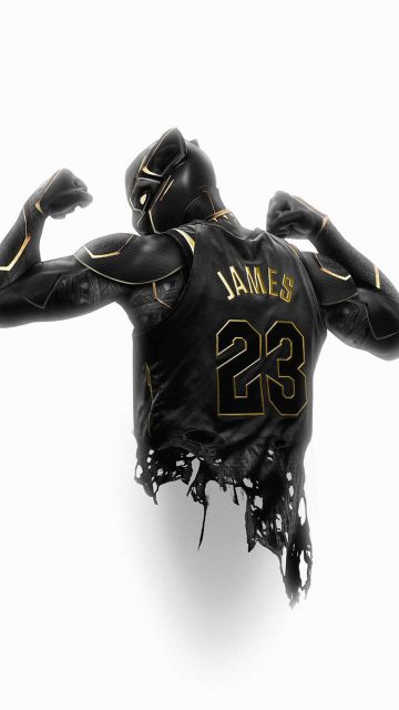 Black Panther NBA iPhone Wallpaper