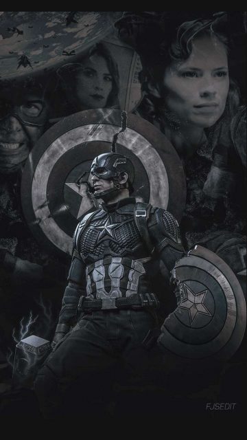 Captain America Love iPhone Wallpaper