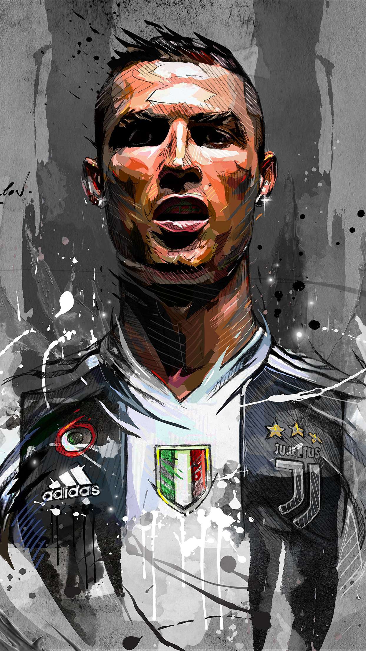 Cristiano Ronaldo Art IPhone Wallpaper - IPhone Wallpapers : iPhone  Wallpapers