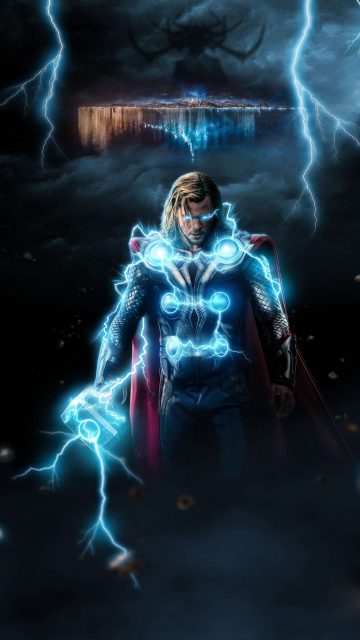 God of Thunder iPhone Wallpaper